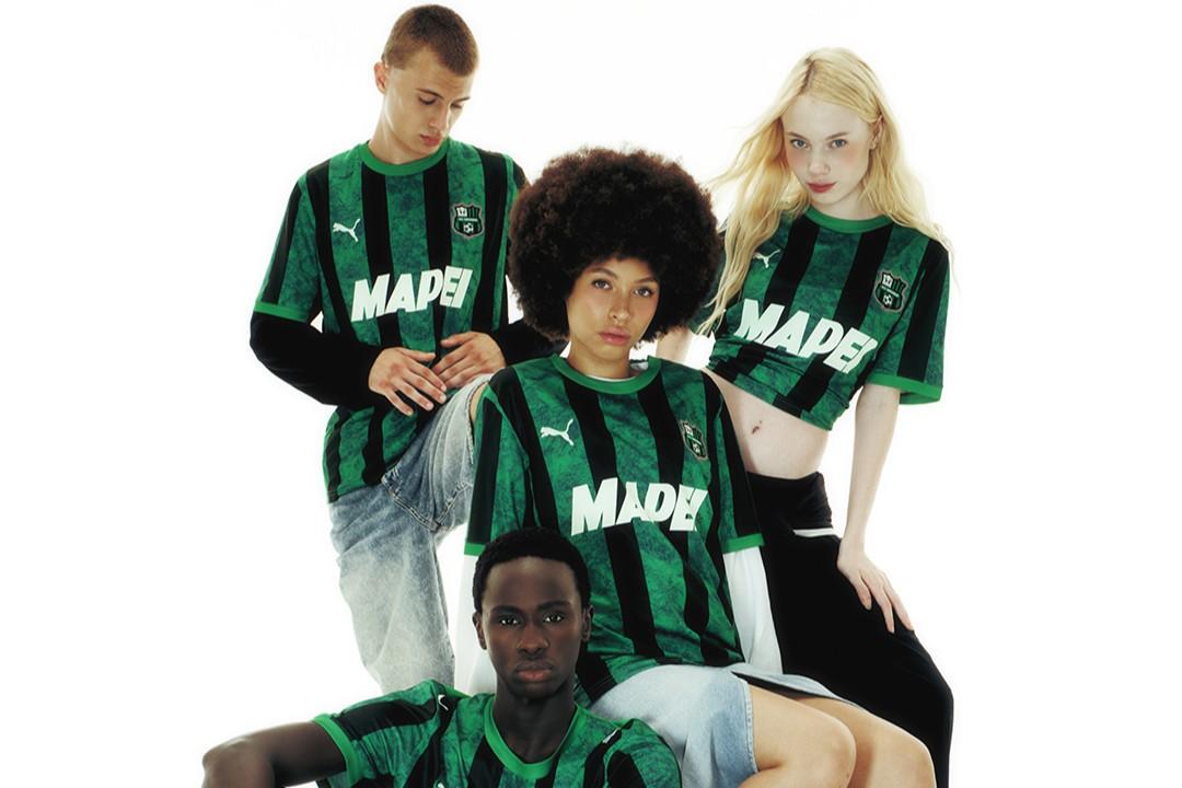 
	I modelli neroverdi indossano la nuova maglia home griffata Puma

