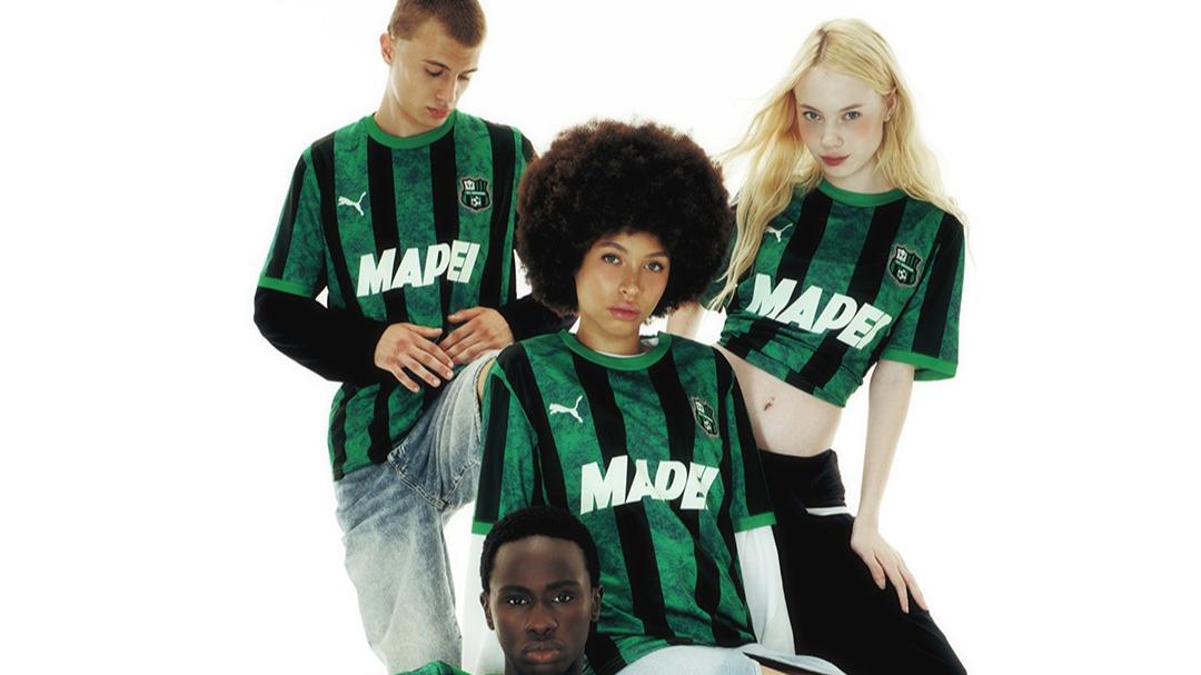 I modelli neroverdi indossano la nuova maglia home griffata Puma