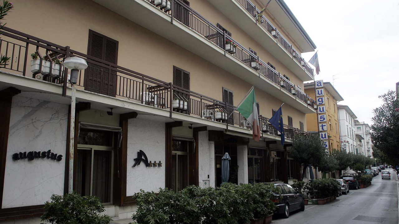 L'hotel Augusus di viale Marconi