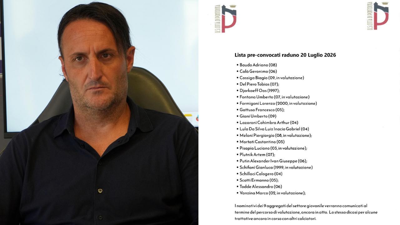 Pontedera calcio, la lista dei convocati tra sconosciuti e “fantasmi” – Meloni, Putin e Geronimo Calà: il sospetto dei nomi fake