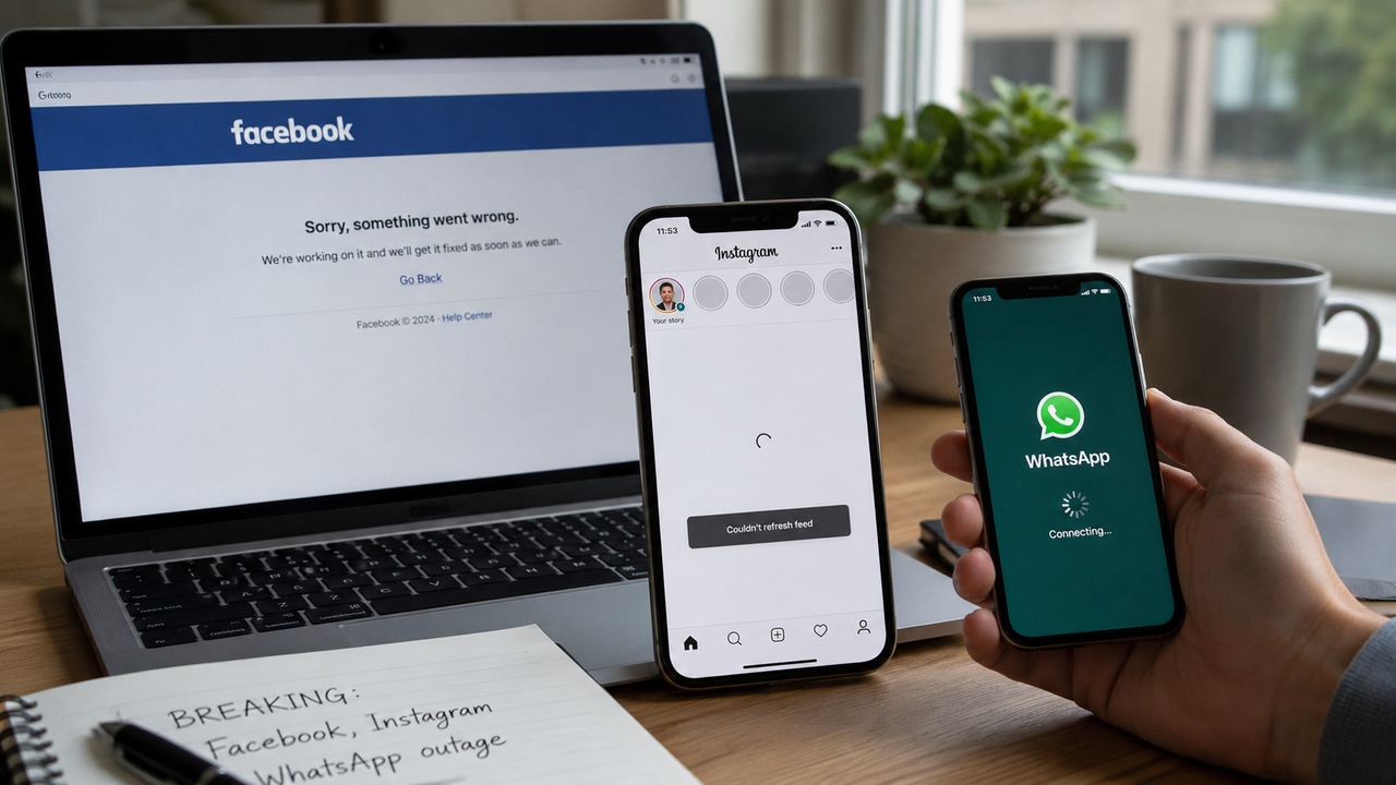 Facebook e Instagram in tilt, problemi anche su WhatsApp: segnalazioni da tutta Italia