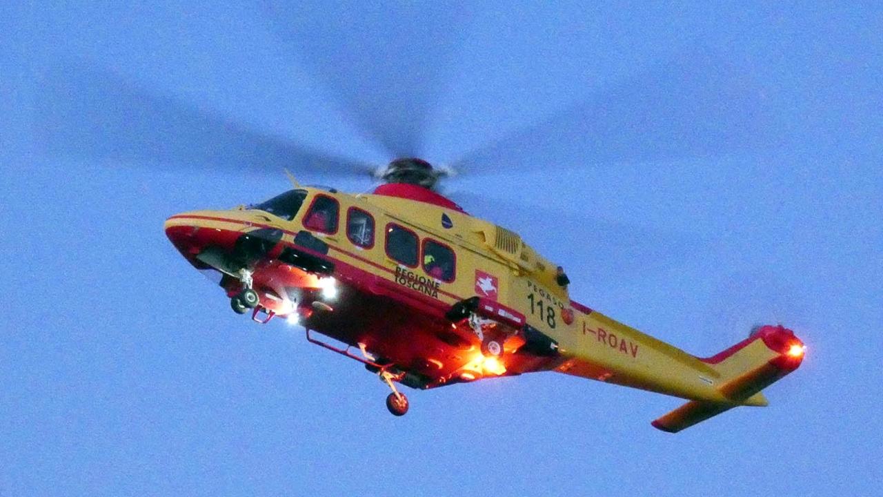 Intervenuto l'elisoccorso 