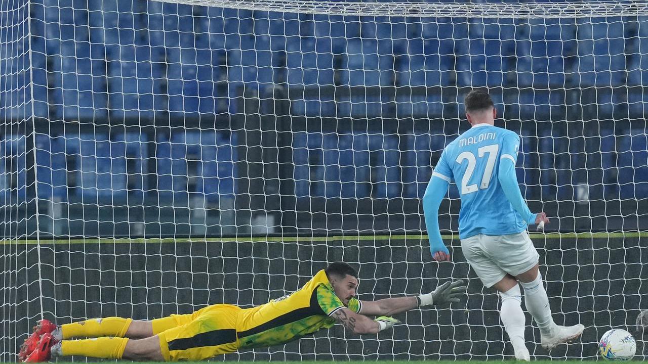 Daniel Maldini batte Muric in Lazio-Sassuolo (2-1) del 9 marzo 2026