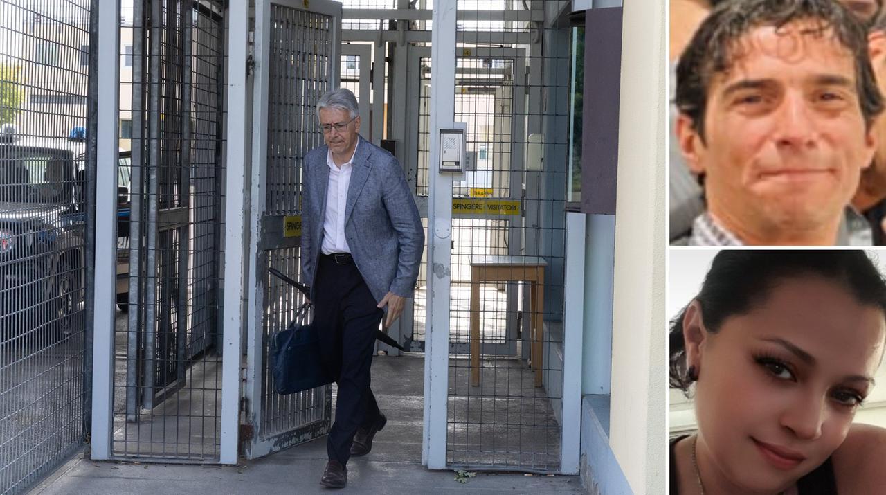 
	L'avvocato d'Andrea, difensore di Giorgia De Martino,&nbsp;all'uscita dal carcere di Modena

