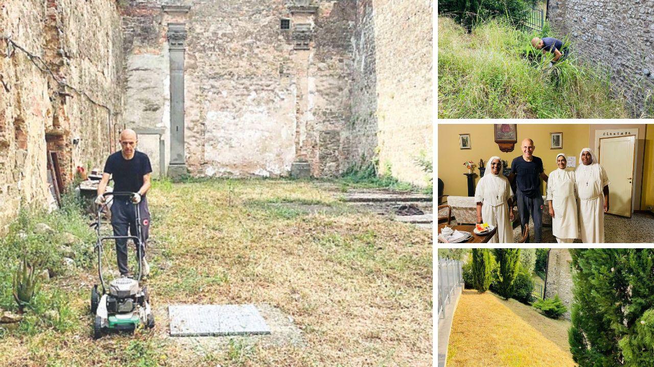Montecatini, il bancario diventa giardiniere per aiutare la casa di riposo