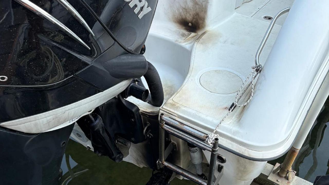 I danni al Boston Whaler