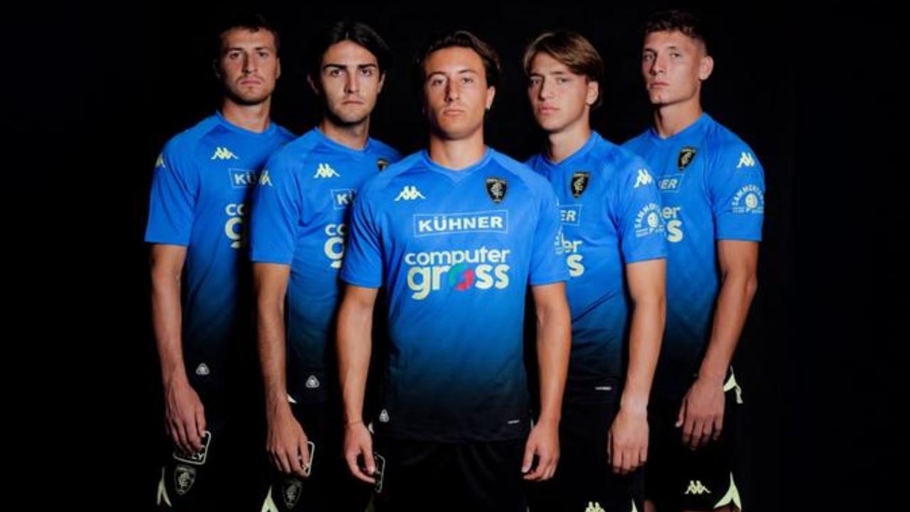 La nuova maglia dell'Empoli