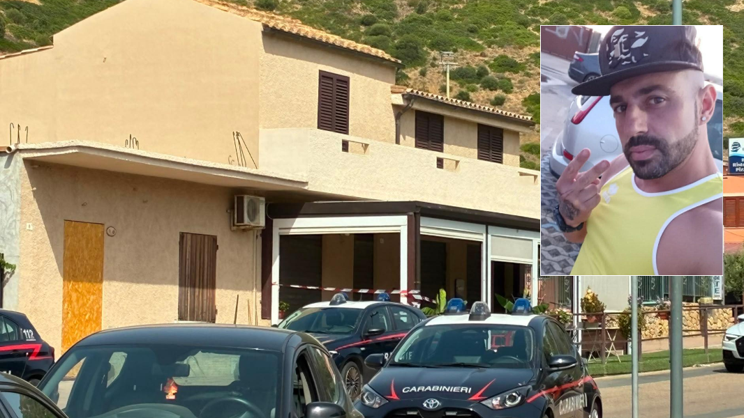 Nel riquadro l'assassino reo confesso Alessandro Pintus