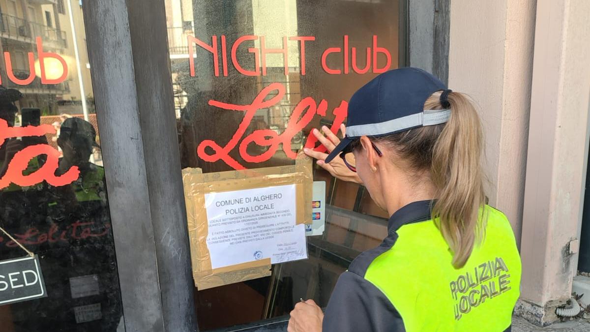 Alghero, nightclub senza autorizzazioni: scattano i sigilli