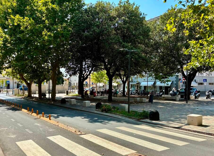 Piazza Gramsci (Foto Falorni/Stick)