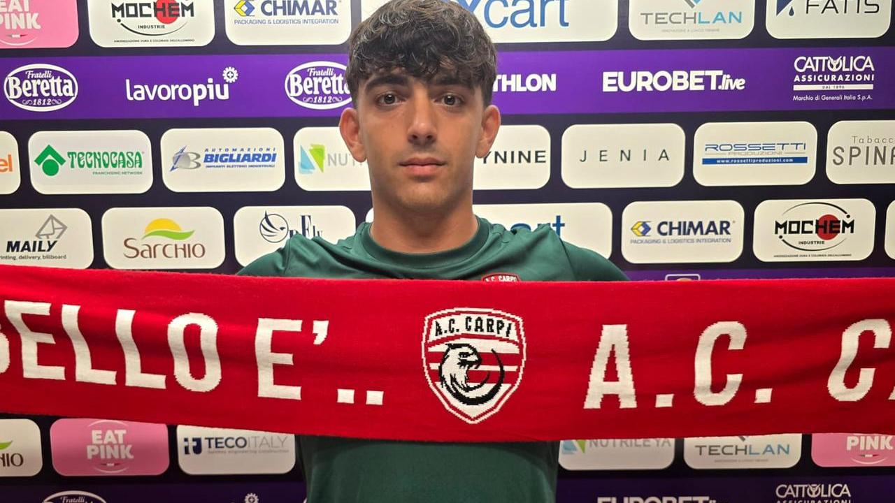 Il nuovo portiere biancorosso Tito Gasperini arriva dal Bologna