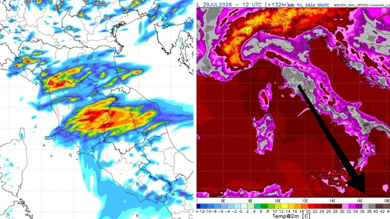 Meteo in Toscana, la verità sui temporali di domenica 26 luglio: pericolo fenomeni estremi – Poi torna l'incubo