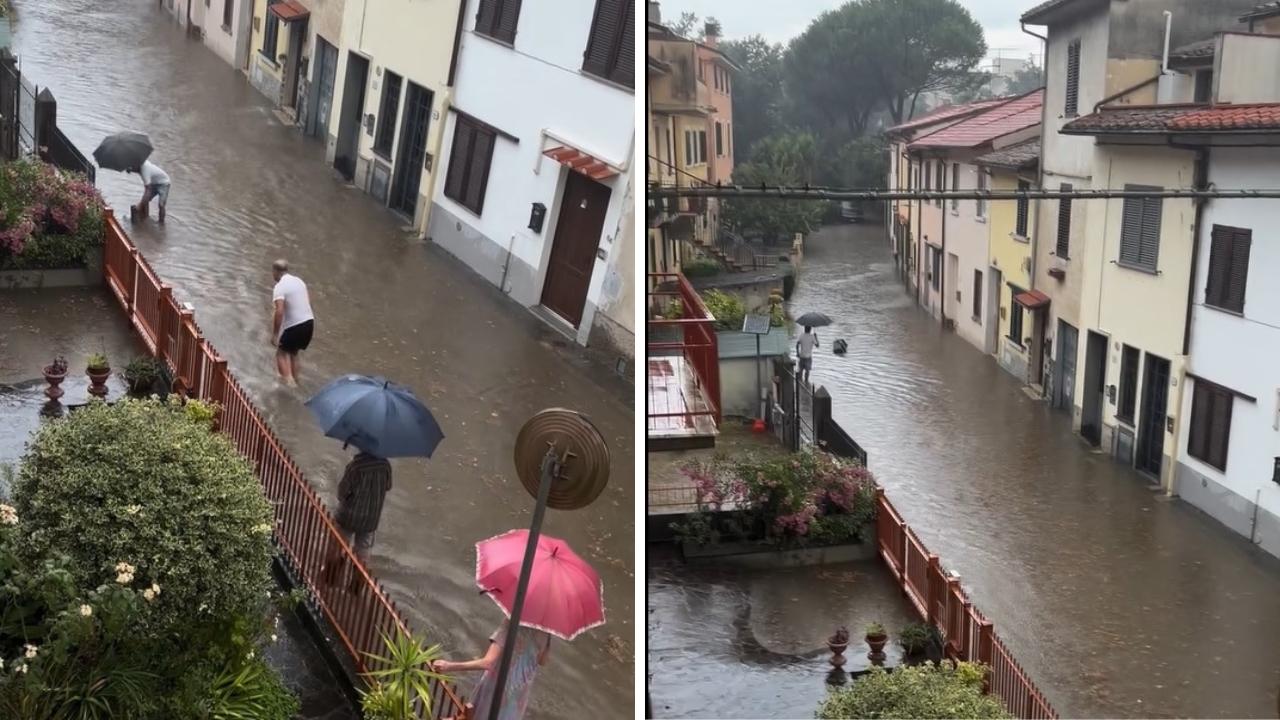 Maltempo in Toscana, risveglio da incubo: strade allagate, alberi caduti e nubifragi – C’è una nuova allerta per temporali