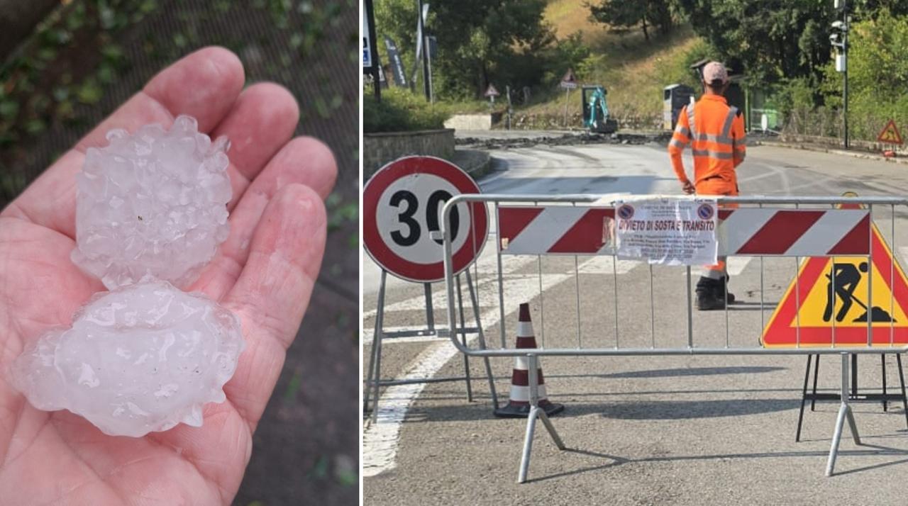 Maltempo, in Appennino grandine a Serra e strada chiusa a Riolunato: adesso torna il caldo