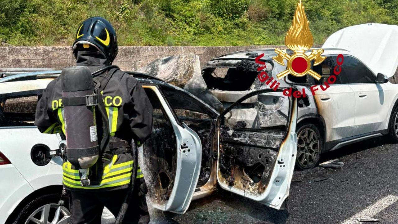 Intervento dei vigili del fuoco