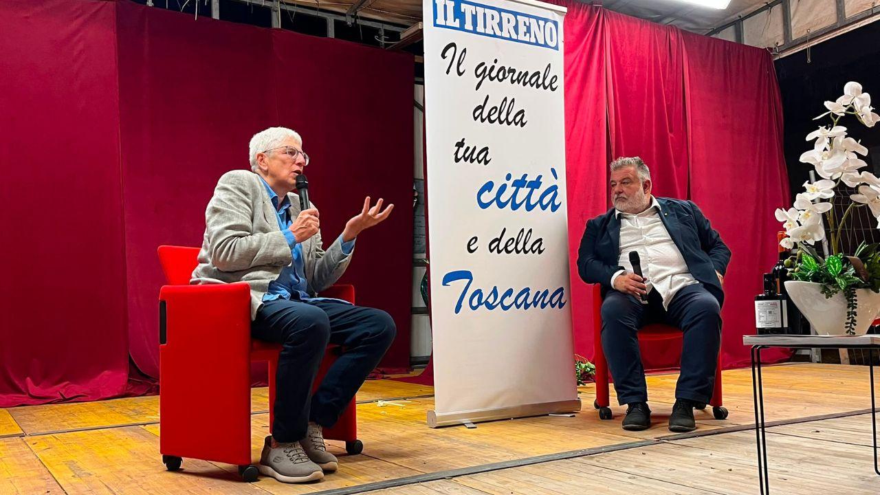 Mario Giordano con Cristiano Marcacci