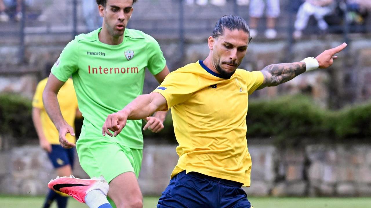 Pedro Mendes in azione con la maglia del Modena
