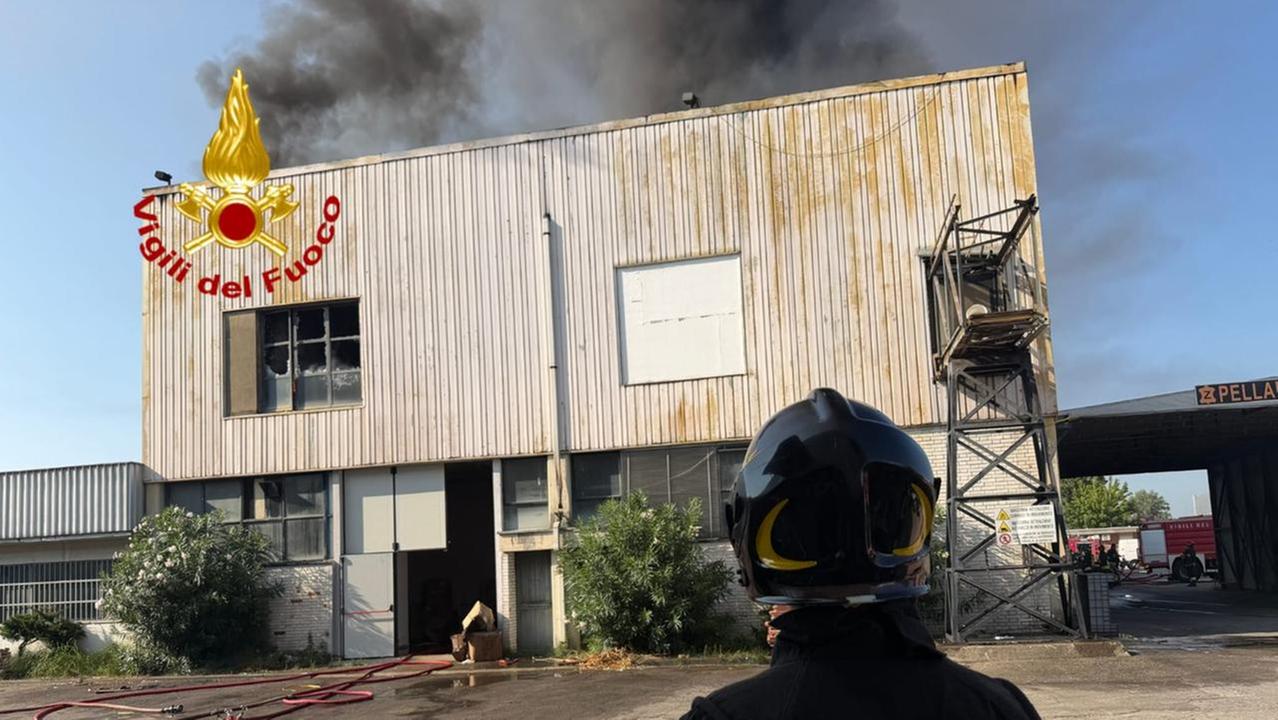 L'intervento dei vigili del fuoco