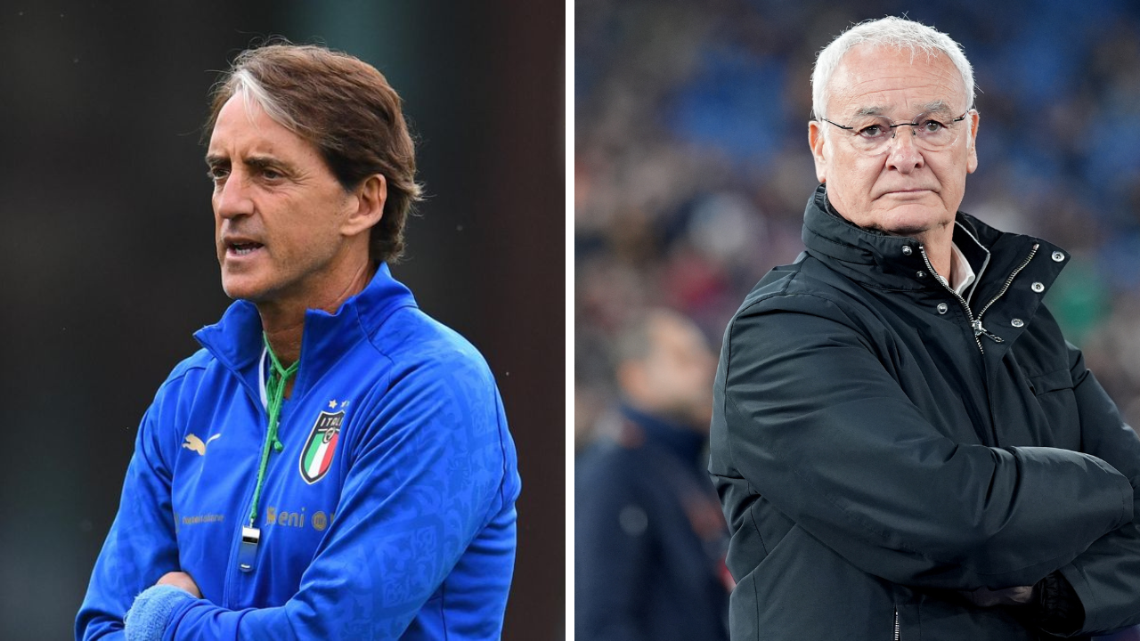 
	Roberto Mancini e Claudio Ranieri

