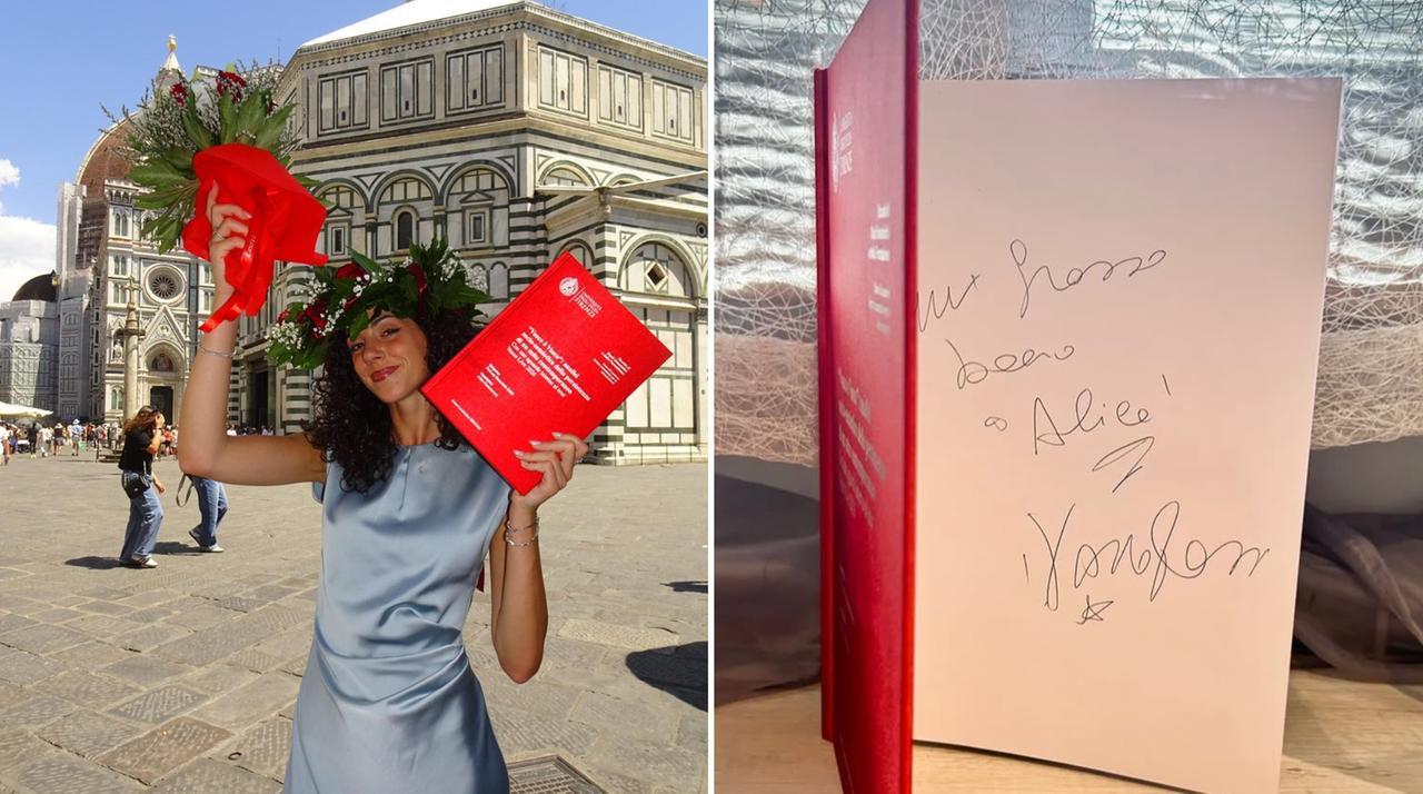 
	La tesi di Alice autografata da Vasco a Zocca

