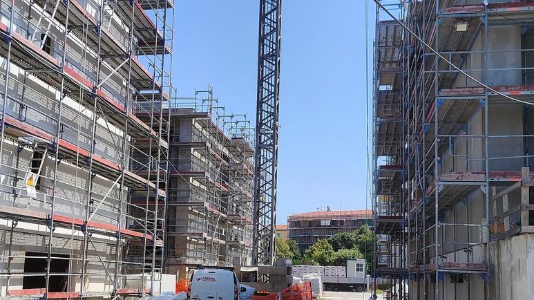 Nuovo corso per la Chiccaia: tre nuovi edifici crescono e saranno pronti a dicembre<br>