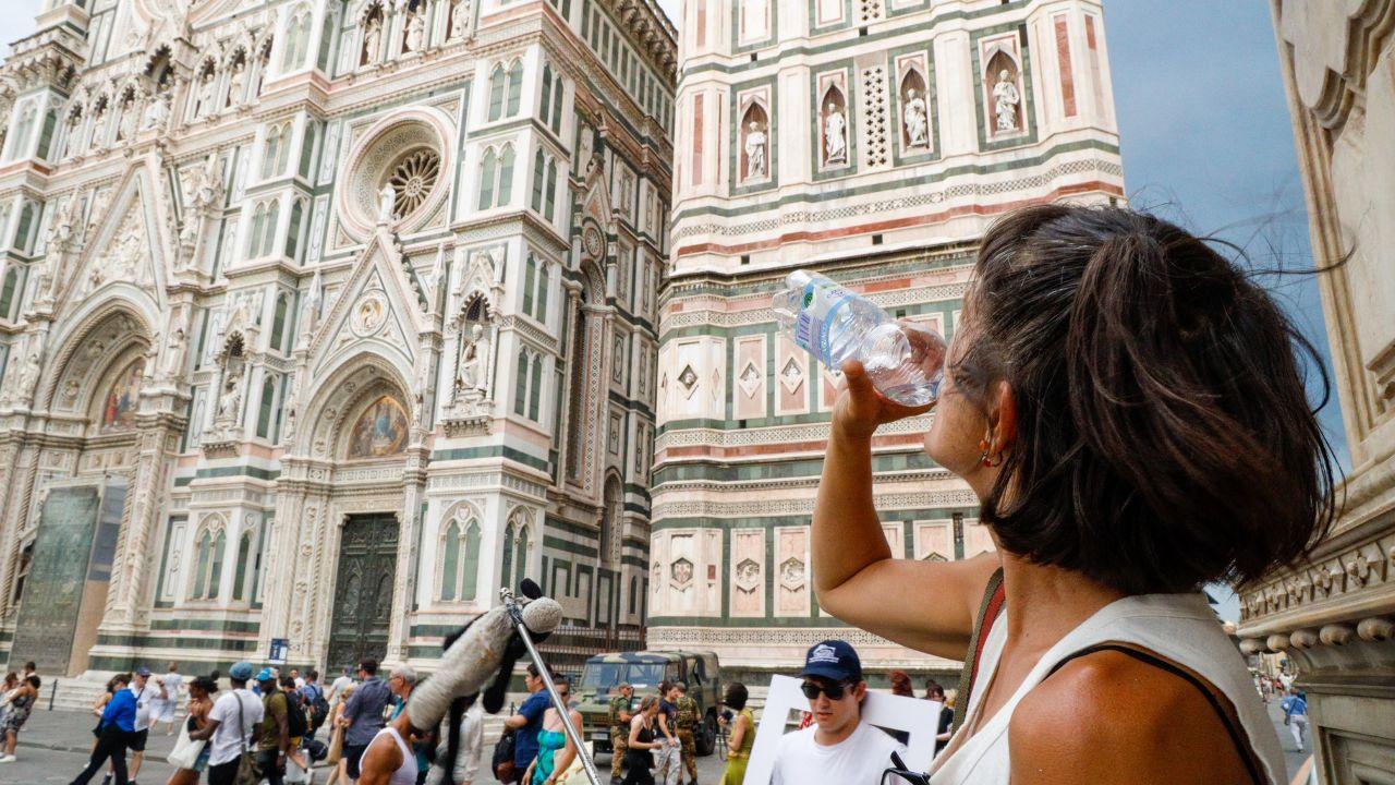 Firenze nella morsa del gran caldo
