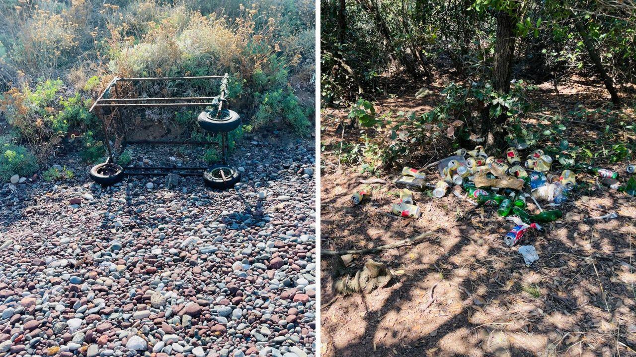 Cala del Leone, gli incivili insistono: rifiuti abbandonati lungo la discesa – L’appello dell’assessore