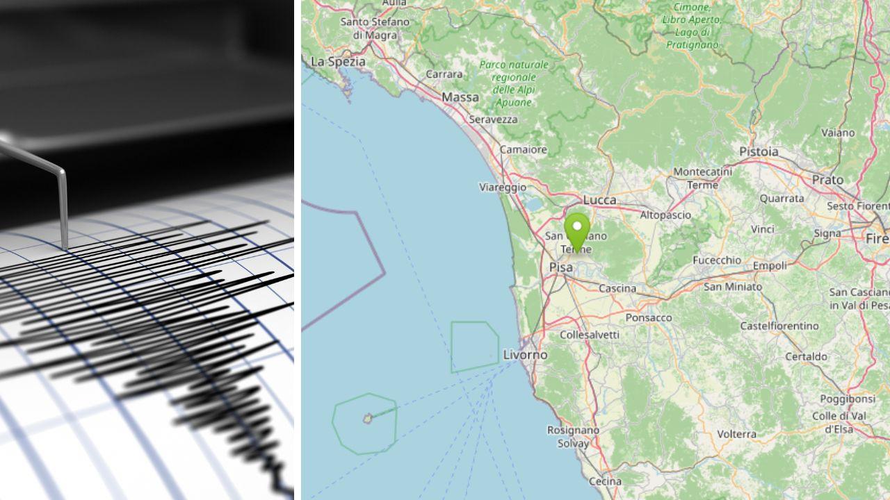 Lieve scossa di terremoto in provincia di Pisa. Le testimonianze: «Ha tremato tutta la casa»