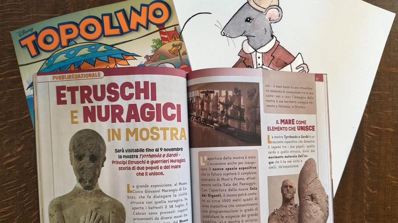 Topolino magazine fa un tuffo nell’archeologia: il numero è Gigante
