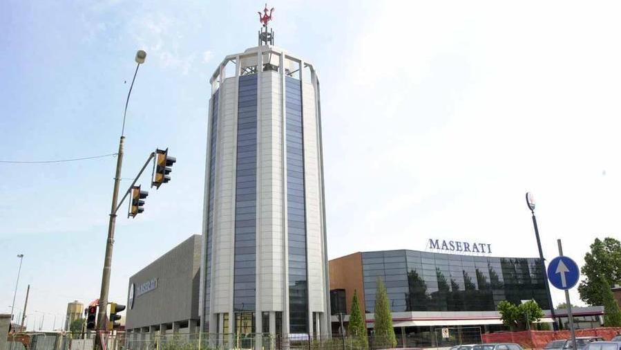 Lo stabilimento di Maserati in viale Ciro Menotti a Modena