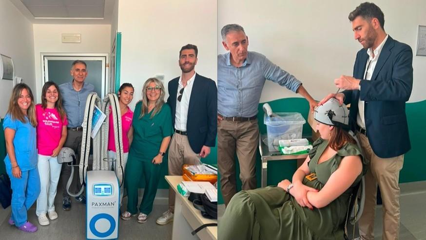 Ridurre la caduta dei capelli durante la chemioterapia: la nuova tecnologia nell’ospedale di Olbia