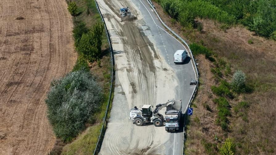 Lavori sul tratto