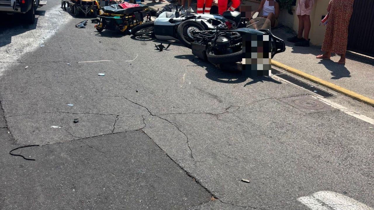 Livorno, scontro fra due scooter e un’auto