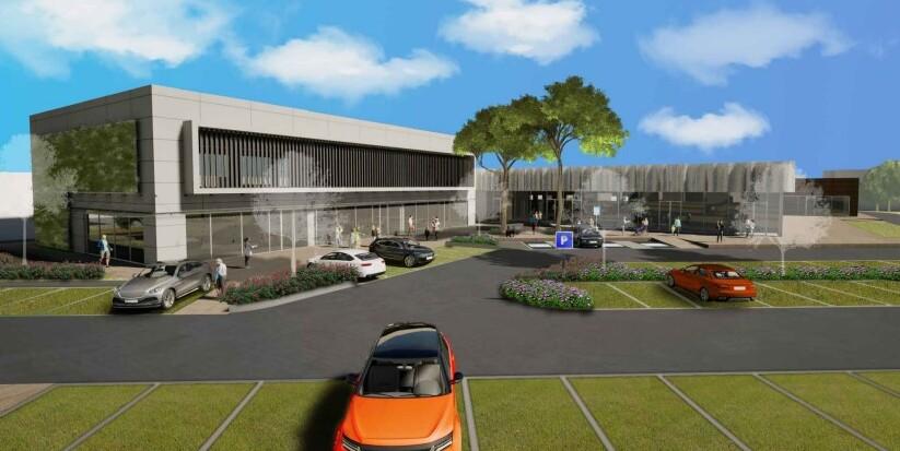 
	Un rendering di come sar&agrave; la nuova Conad

