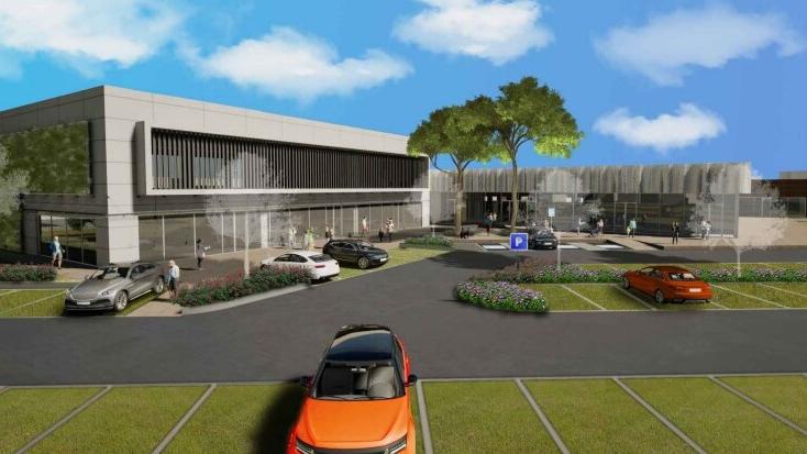 Un rendering di come sarà la nuova Conad