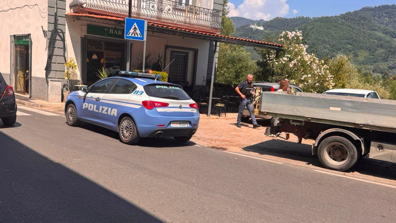 L'intervento degli agenti