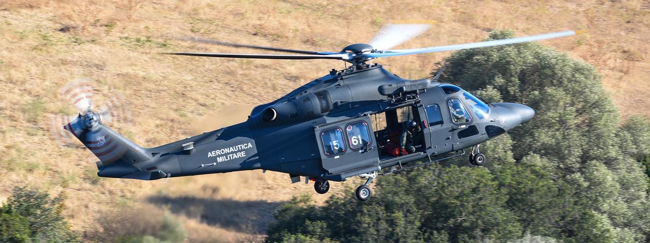 
	Un elicottero del 15&deg; Stormo della base di Cervia

