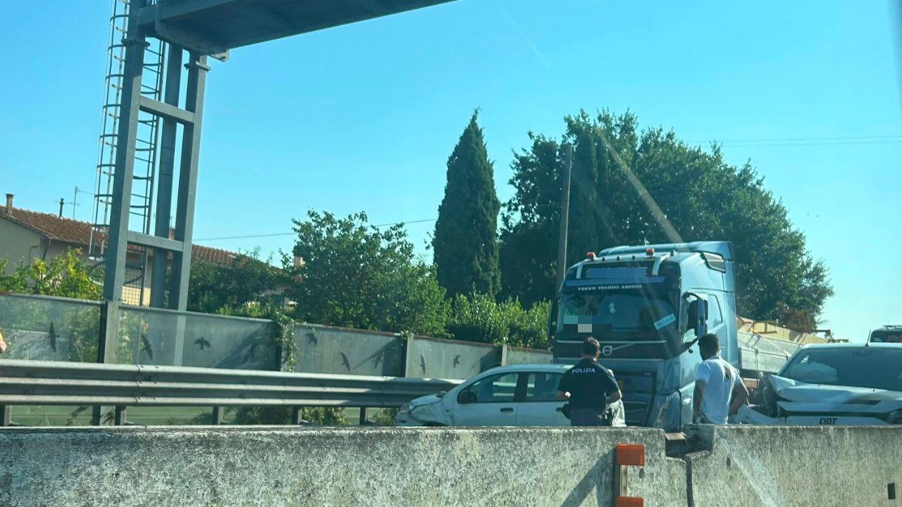 
	L'incidente (foto Stick)

