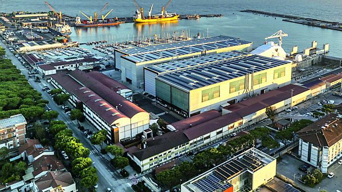 La sede carrarese di The Italian Sea Group