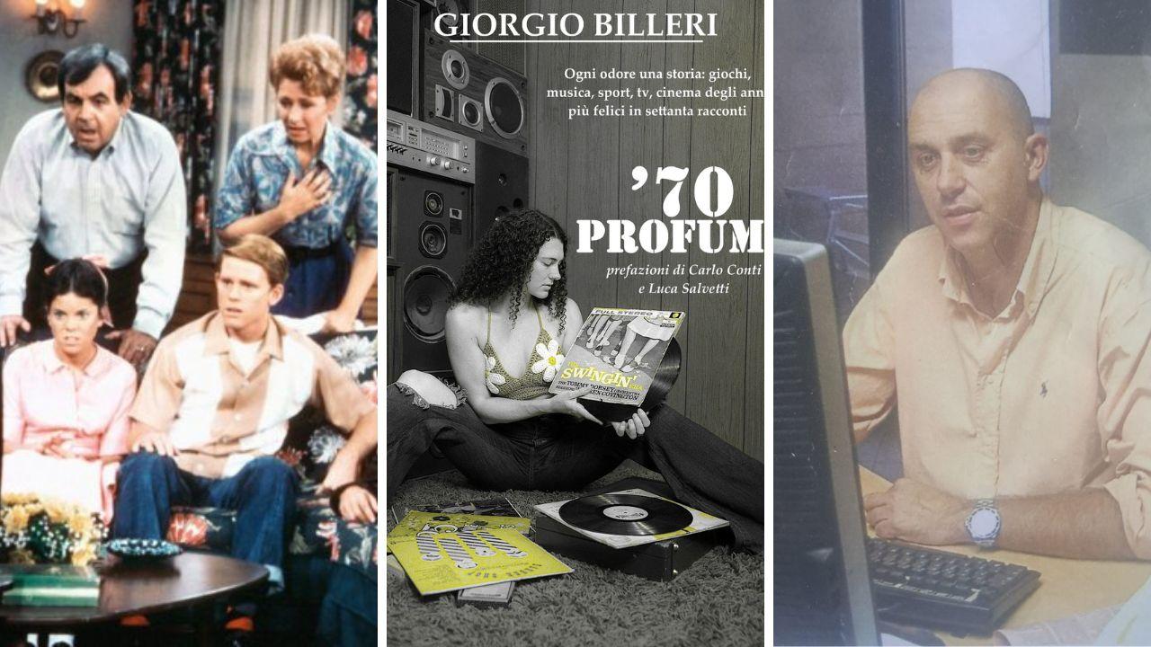 Giorgio Billeri e la copertina del suo libro