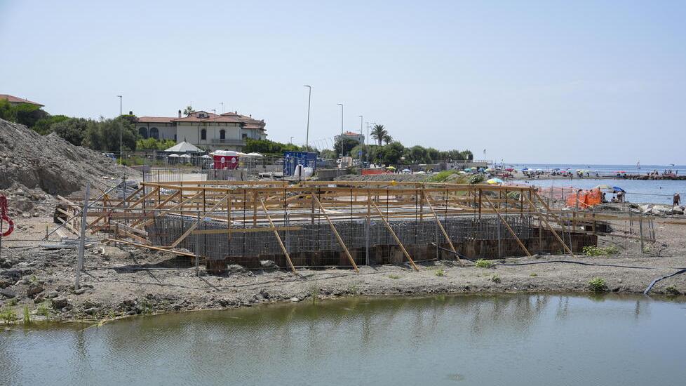 Il cantiere (foto Stick)