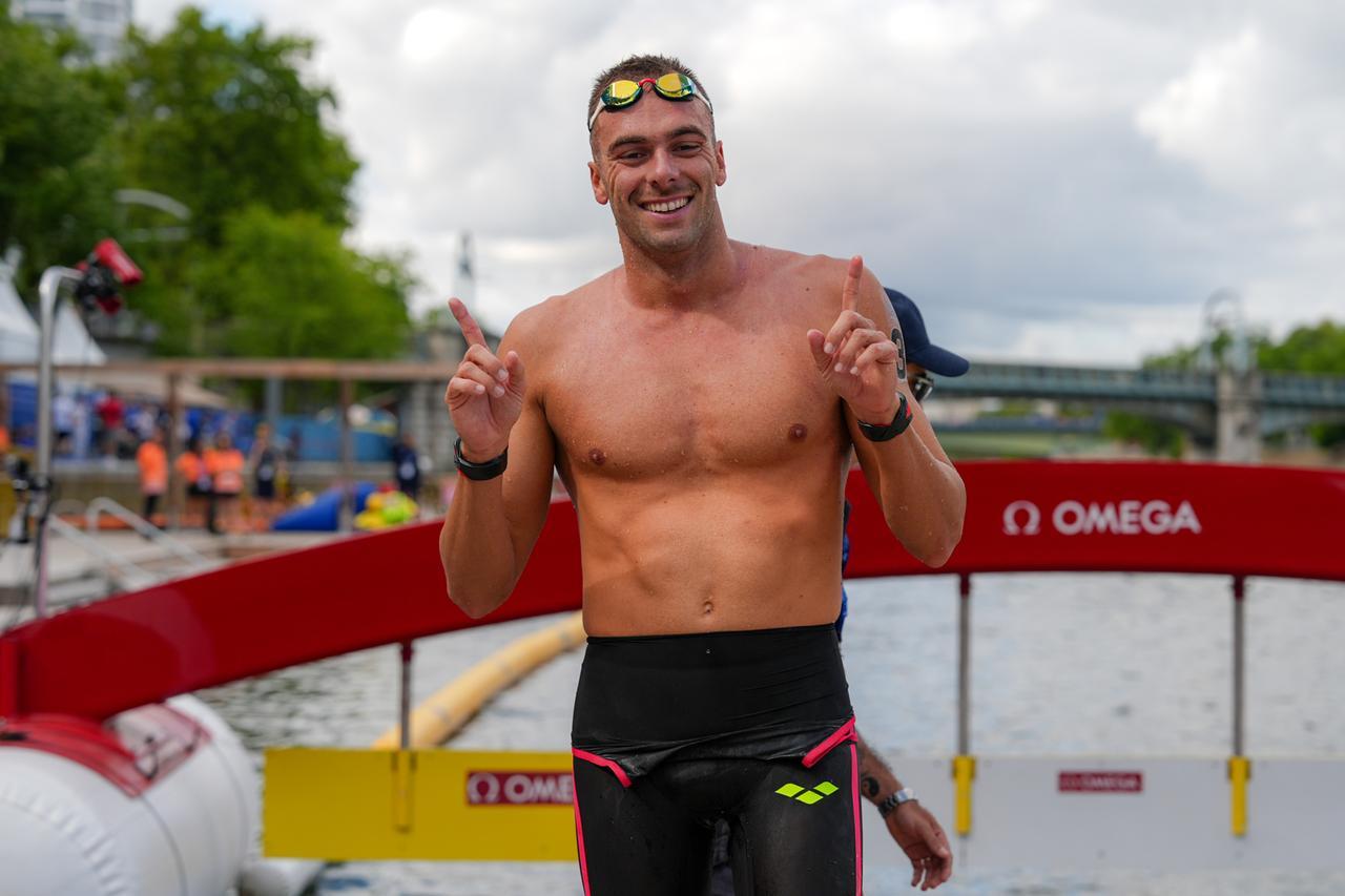 Paltrinieri bronzo europeo nella 5 km: «Gara dura, medaglia che vale»