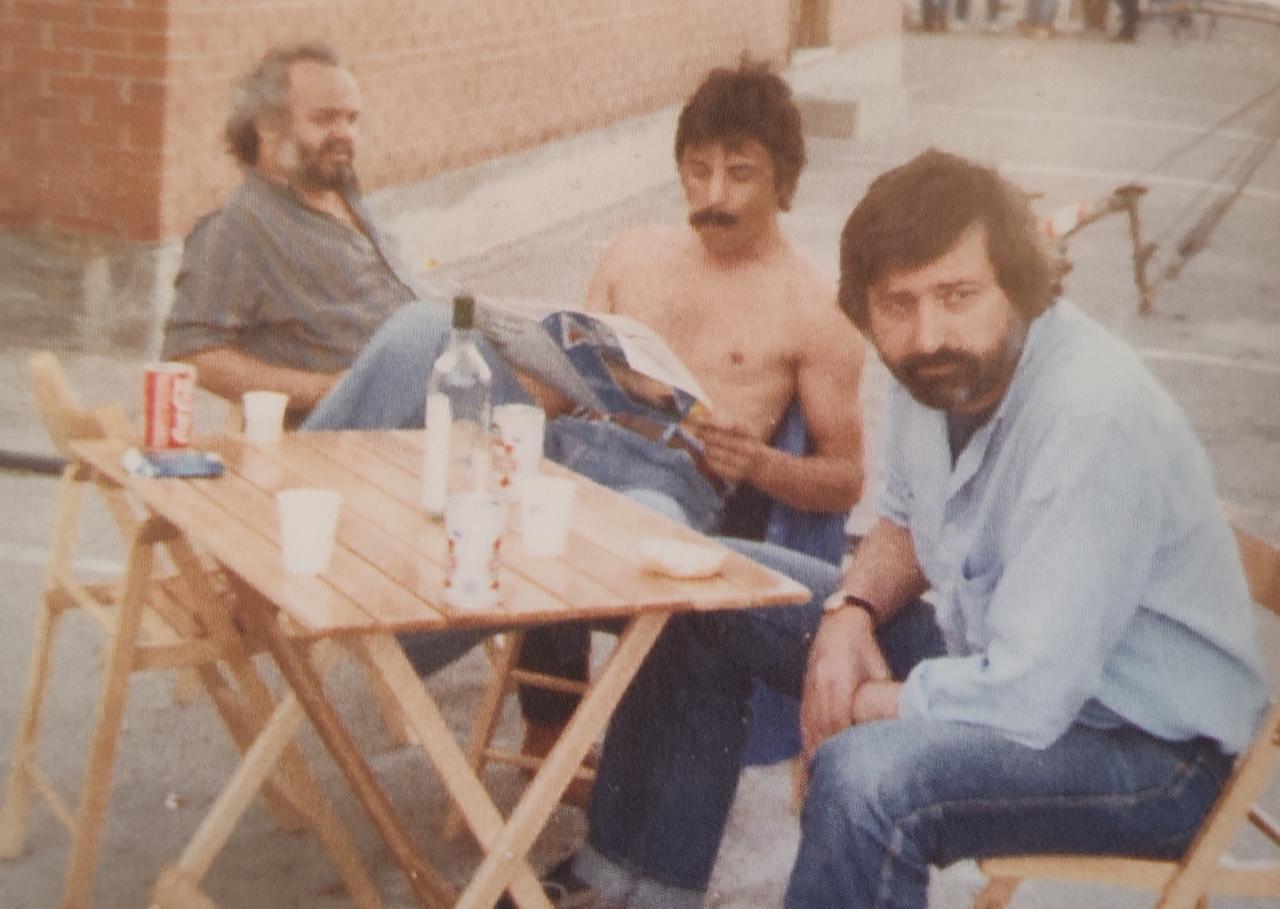 
	Bandini, Tavolazzi e Guccini prima di un concerto

