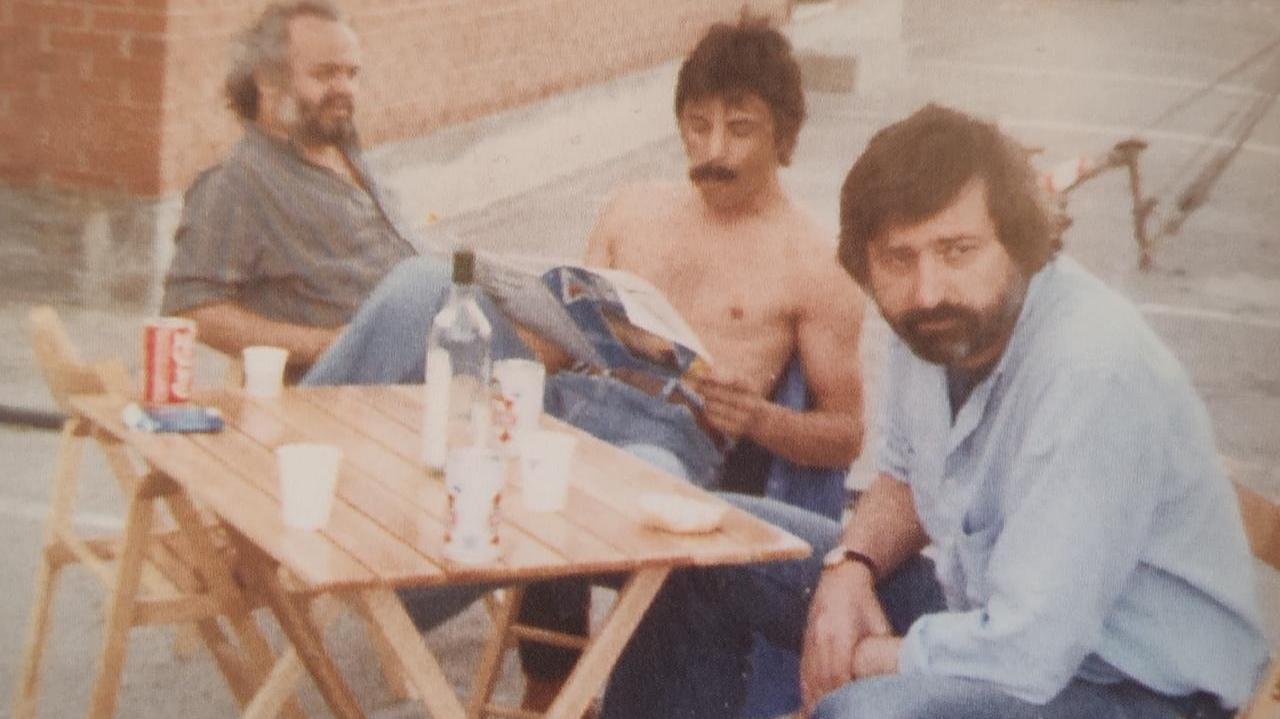 Bandini, Tavolazzi e Guccini prima di un concerto