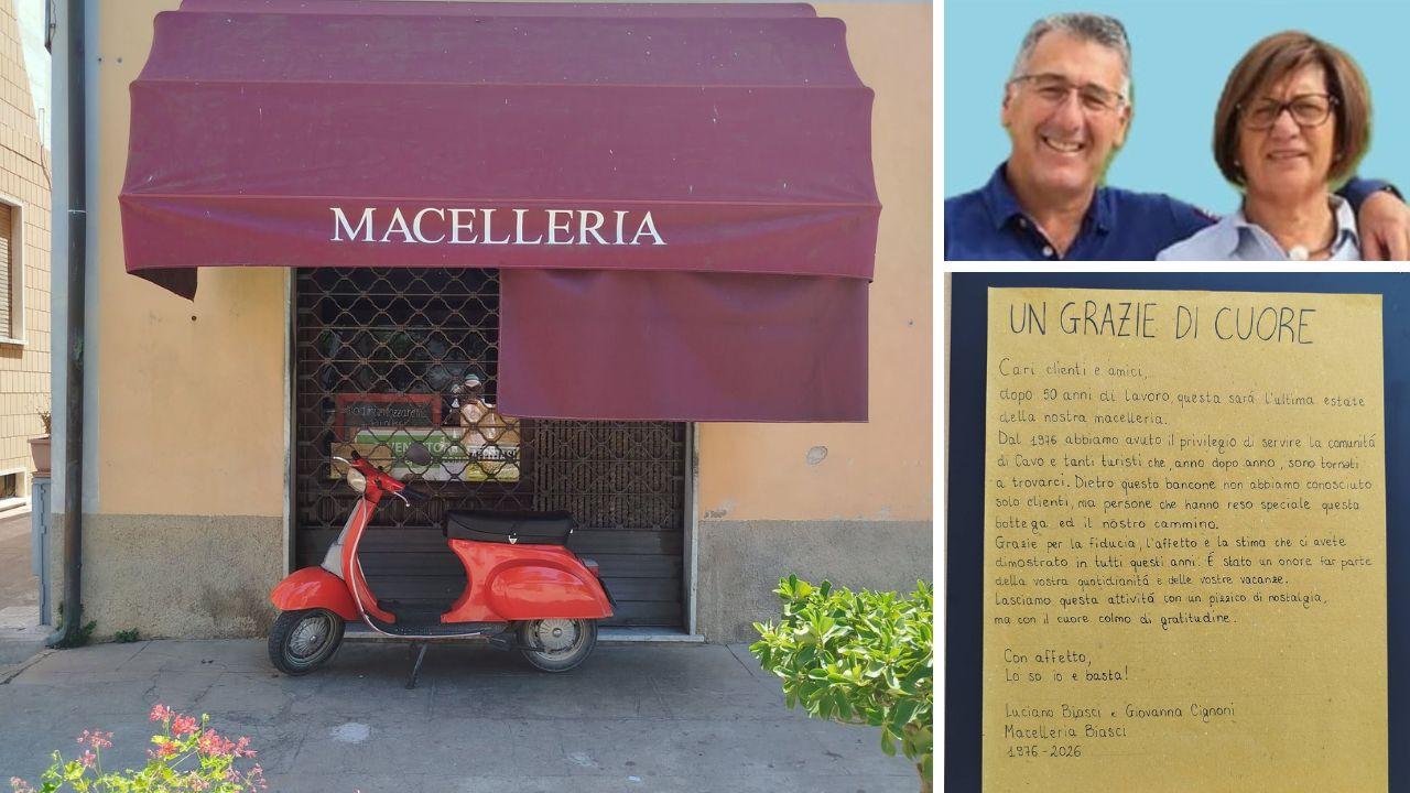 
	La macelleria "Il Gioielliere", i titolari e il messaggio per i clienti

