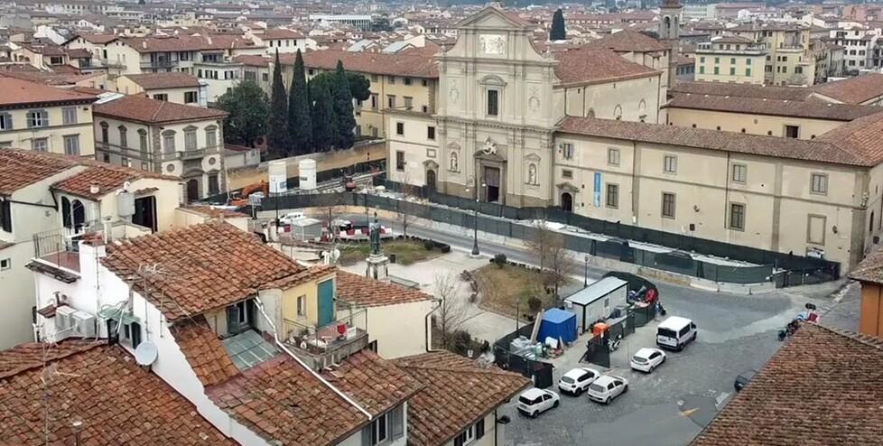 Firenze, asfalto stampato in San Marco per resistere all’usura dei bus 