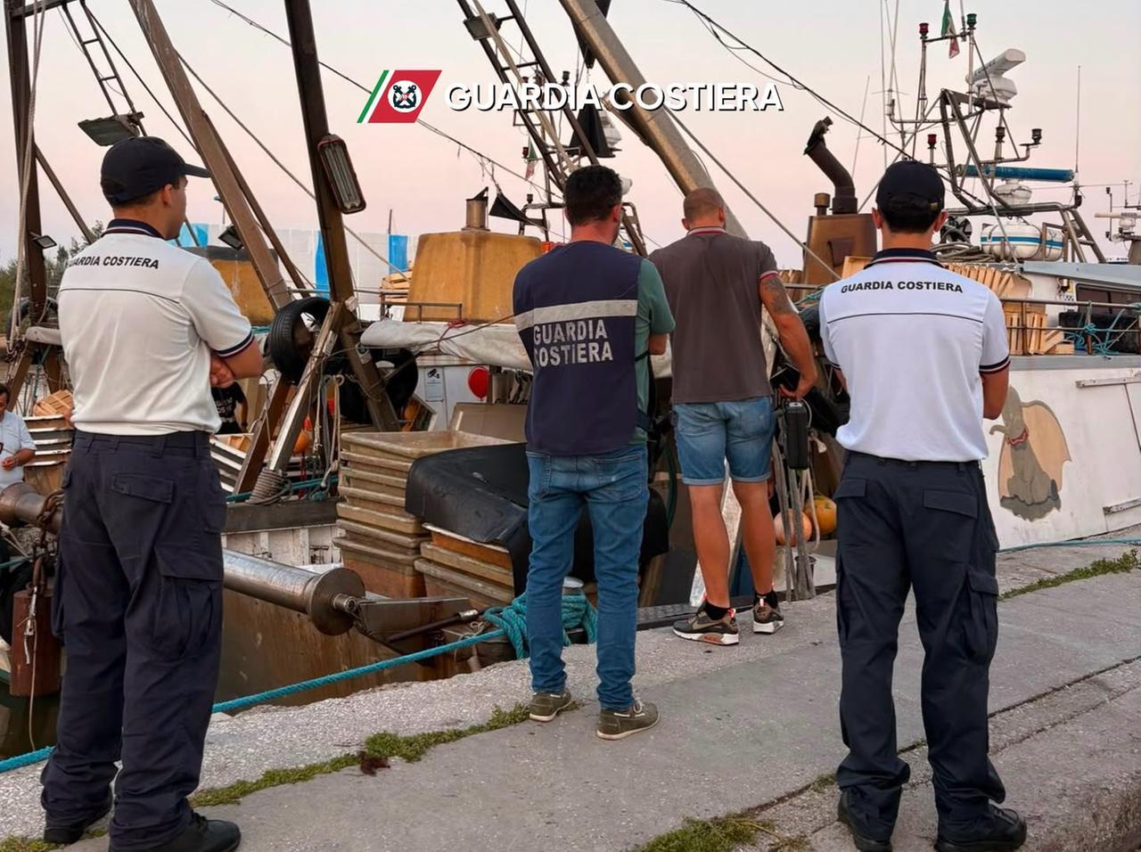 Pesca illegale, barche sequestrate a Porto Garibaldi
