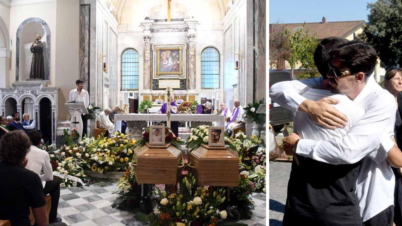 Massa: chiesa gremita per l'addio a Paolo e Graziella, morti sulla Rieti-Terni – Le parole del figlio e il dolore della comunità