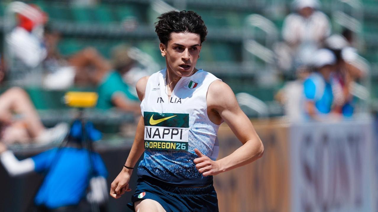 Diego Nappi vola a Eugene, personale sui 200
