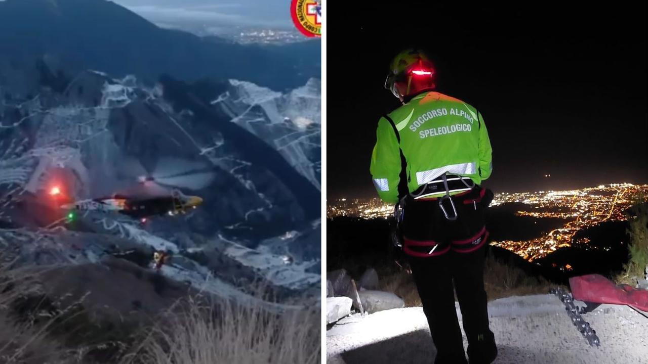 Il recupero è stato effettuato con un volo dell'Aeronautica militare e grazie all'intervento del personale del Soccorso Alpino